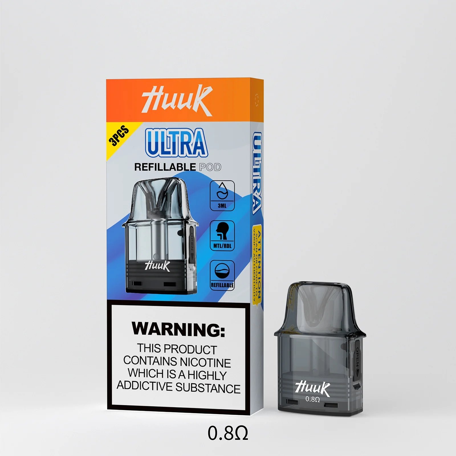 MEHA HUUK 注油主機 1350mAh 全天候長效續航 27W 極致爆發力解析 金屬質感耐用工藝 開放式霧化系統 台灣現貨:圖片 9